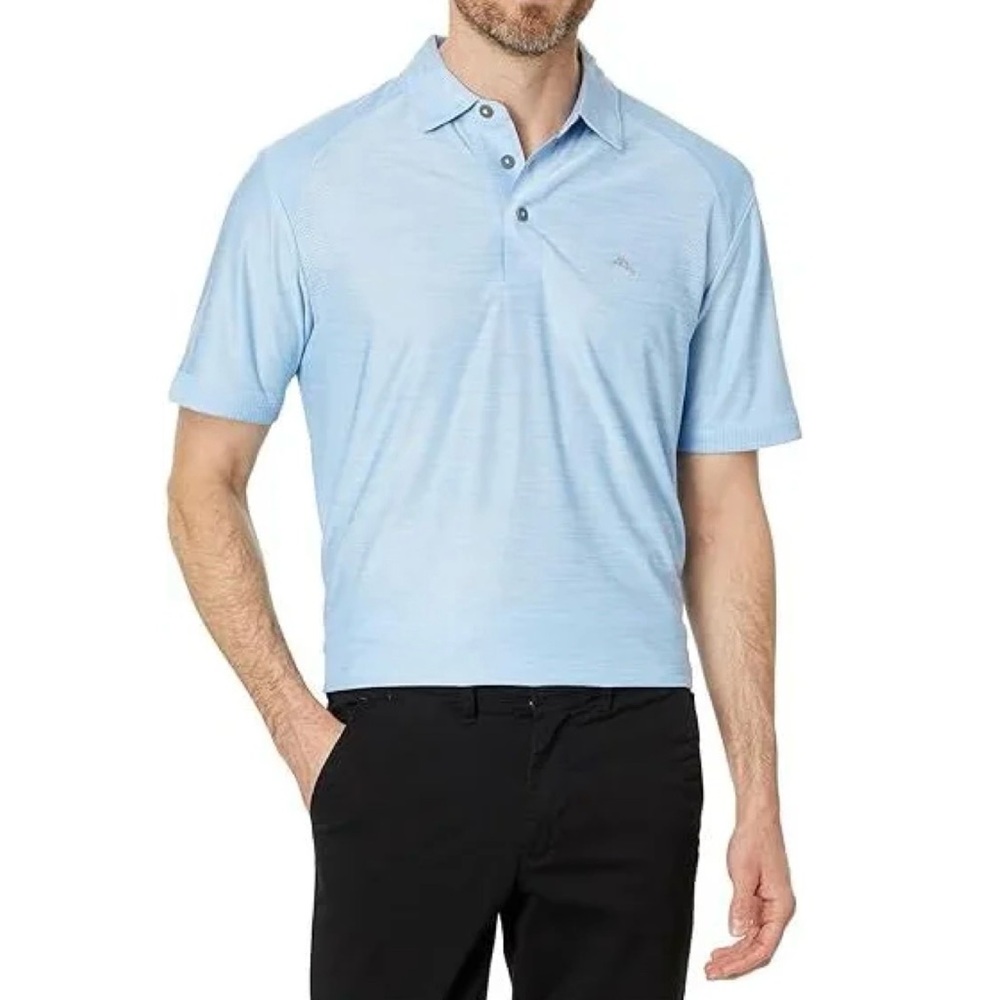 Tommy Bahama Palm Coast Pro IslandZone Polo in Light Sky Size M